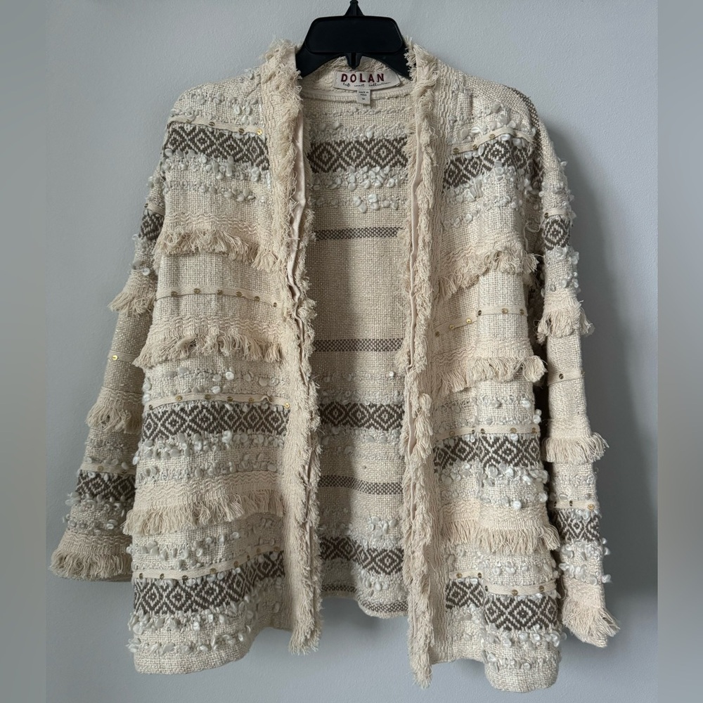 Dolan Collection Fringe Texture Jacket